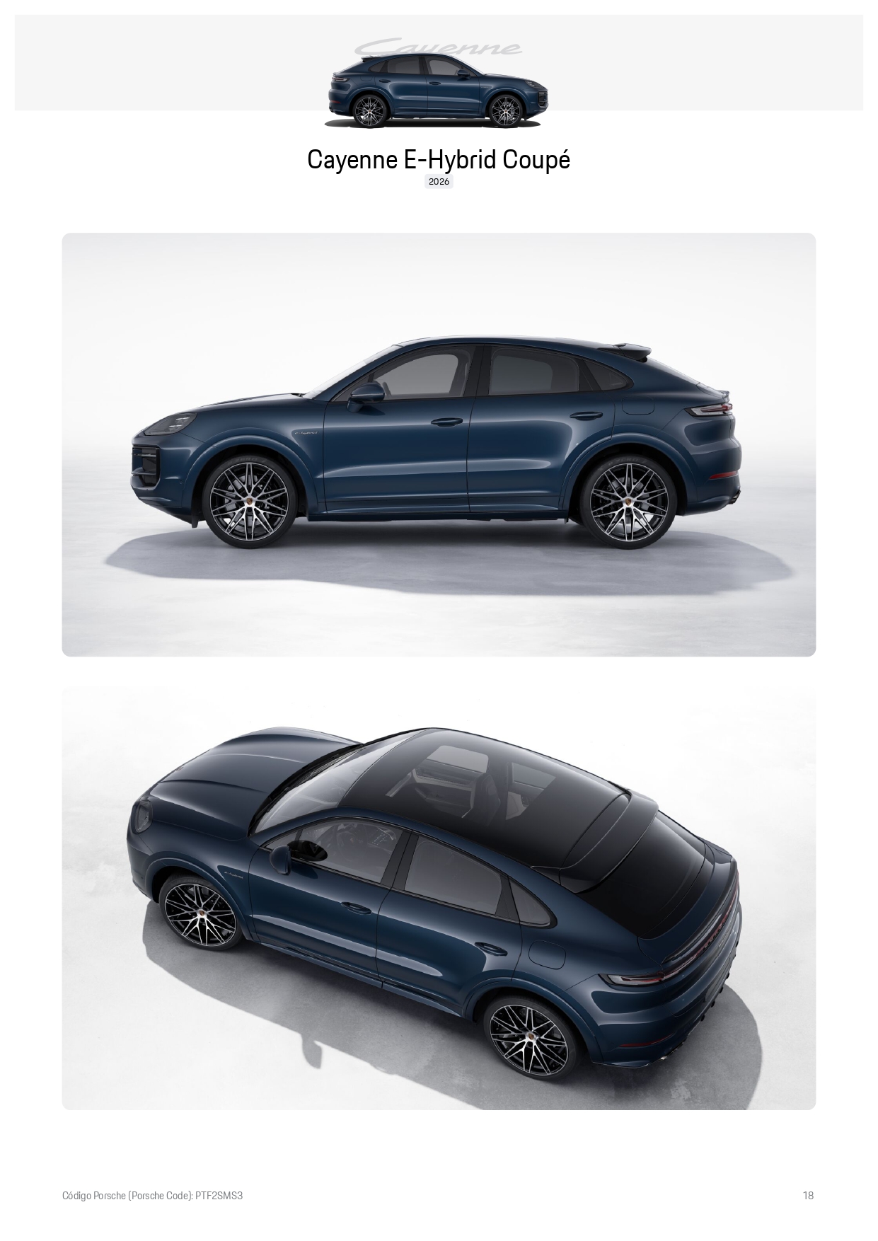 Porsche Cayenne Coupé E-Hybrid Sport Design "NEW MODEL" - Imagen 3
