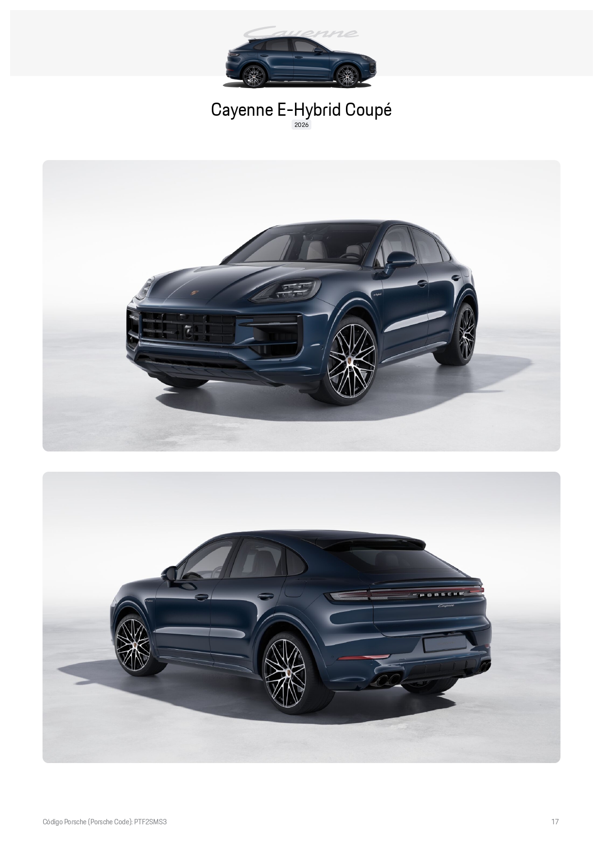 Porsche Cayenne Coupé E-Hybrid Sport Design "NEW MODEL" - Imagen 2